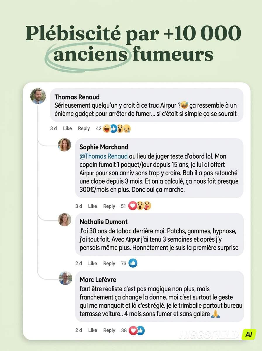Inhalateur Naturel Sans Nicotine – AIRPUR | Alternative Cigarette